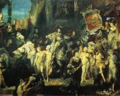 汉斯 马卡特 : der einzug karls v in antwerpen